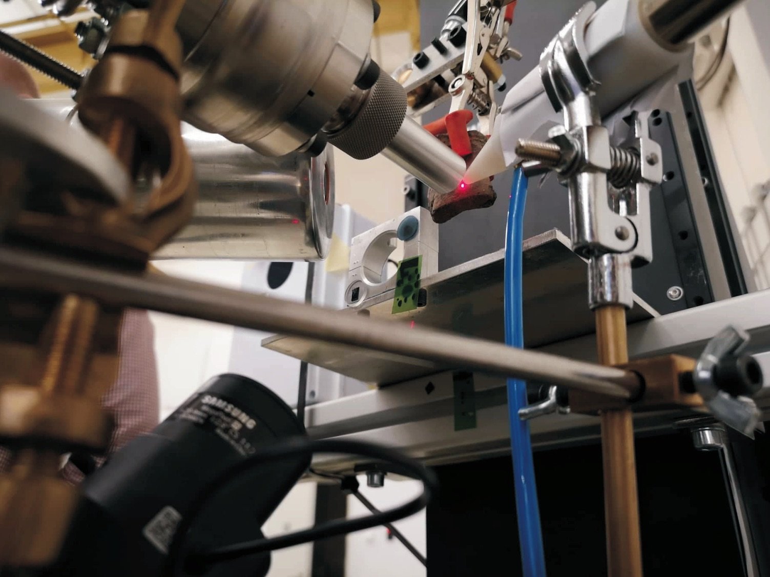 3 MV Tandetron external PIXE station with the in-air proton beam