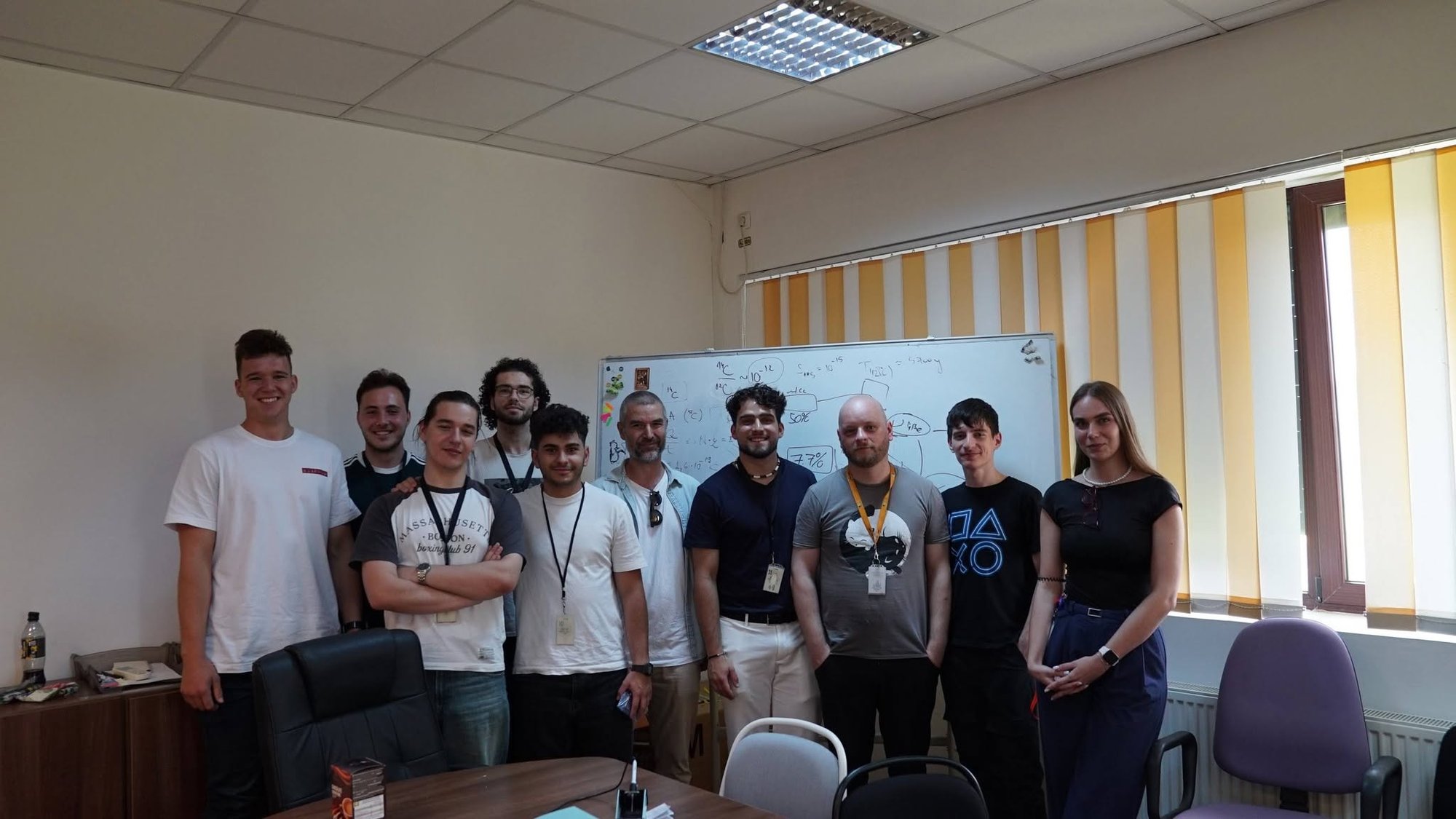 Students and researchers at the 3 MV Tandetron Open Day, June 2026
